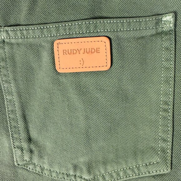 Rudy Jude Green Utility Jeans Brand New Size 3 - Picture 4 of 9